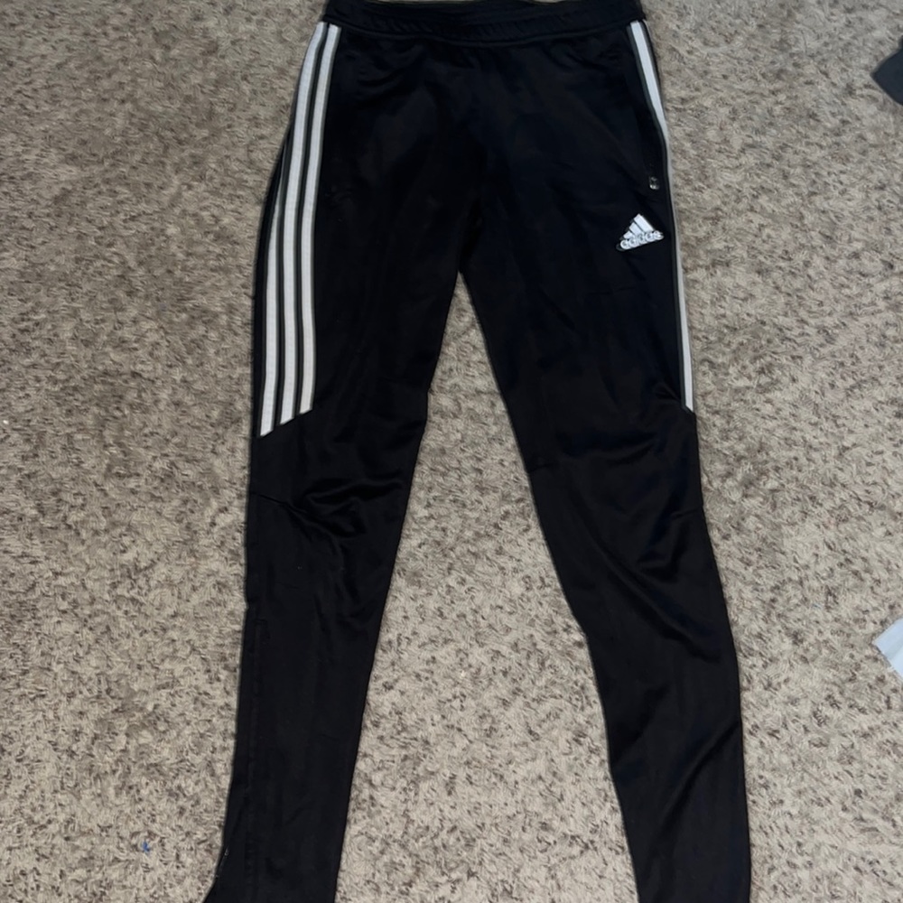 Adidas joggers. Slightly worn, no rips or tears. Everything is washed